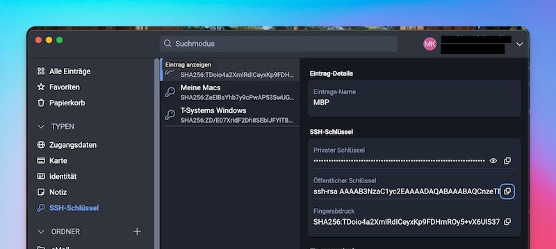 Mehr über den Artikel erfahren SSH Keys in Bitwarden